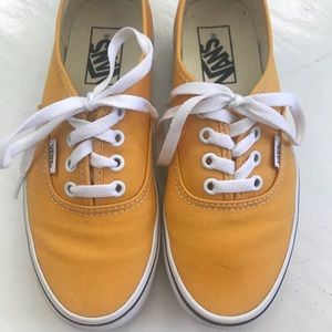 Mustard Yellow Slip-on Vans (with box)